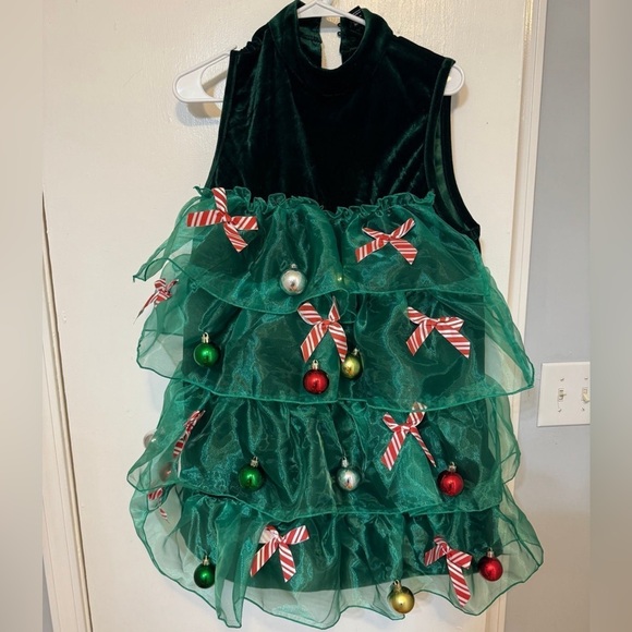 Forever 21 Christmas Tree Dress - Picture 5 of 7